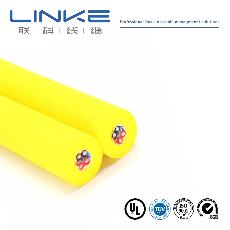 Floating Cable Underwater Power Cable Subsea Copper Core Cable for Remotely Operated Vehicles Light Weight