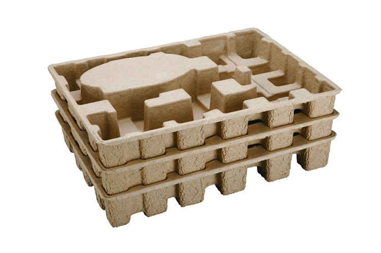 Electronic Paper Tray Pulp Packaging Customize Dimension