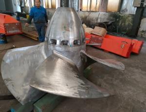 China 7000kw Kaplan Turbine Runner Blades High Strength Water Turbine Parts wholesale