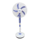White Mucarelling Industrial 18 Inch Solar Rechargeable Fan