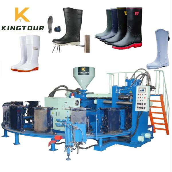 Rotary Automatic Shoe Making Machine 16 Station 1 Color Shoe Injection Machine