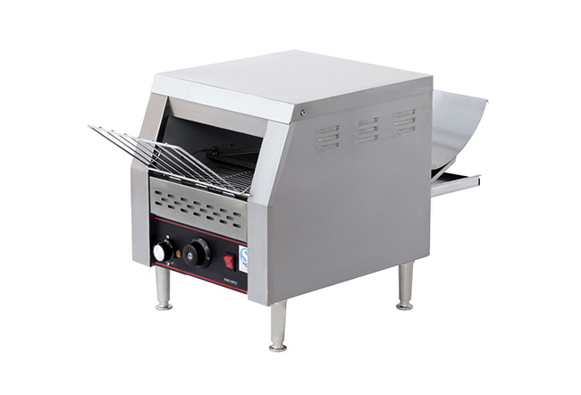 Safe Bread Conveyor Toaster Bakery Processing Equipment Quick Heating