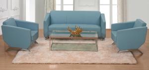 China Modern PU leather China reception office sofa wholesale