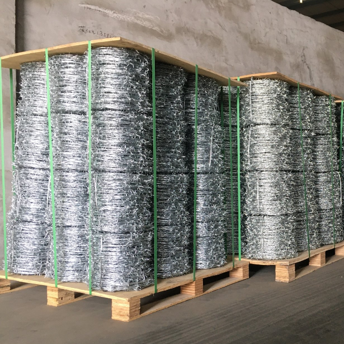Direct Manufacturer Anti-rust 2.0mm Diameter 100m Long Hot Dipped Galvanized Barbed Wire For Security