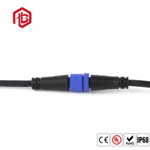 China Male To Female 3 Pin M15 Watertight Cable Connector wholesale