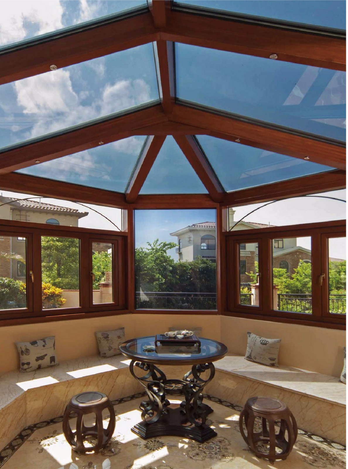 Construction Sunroom DIN AMA 6061 Aluminum Profile