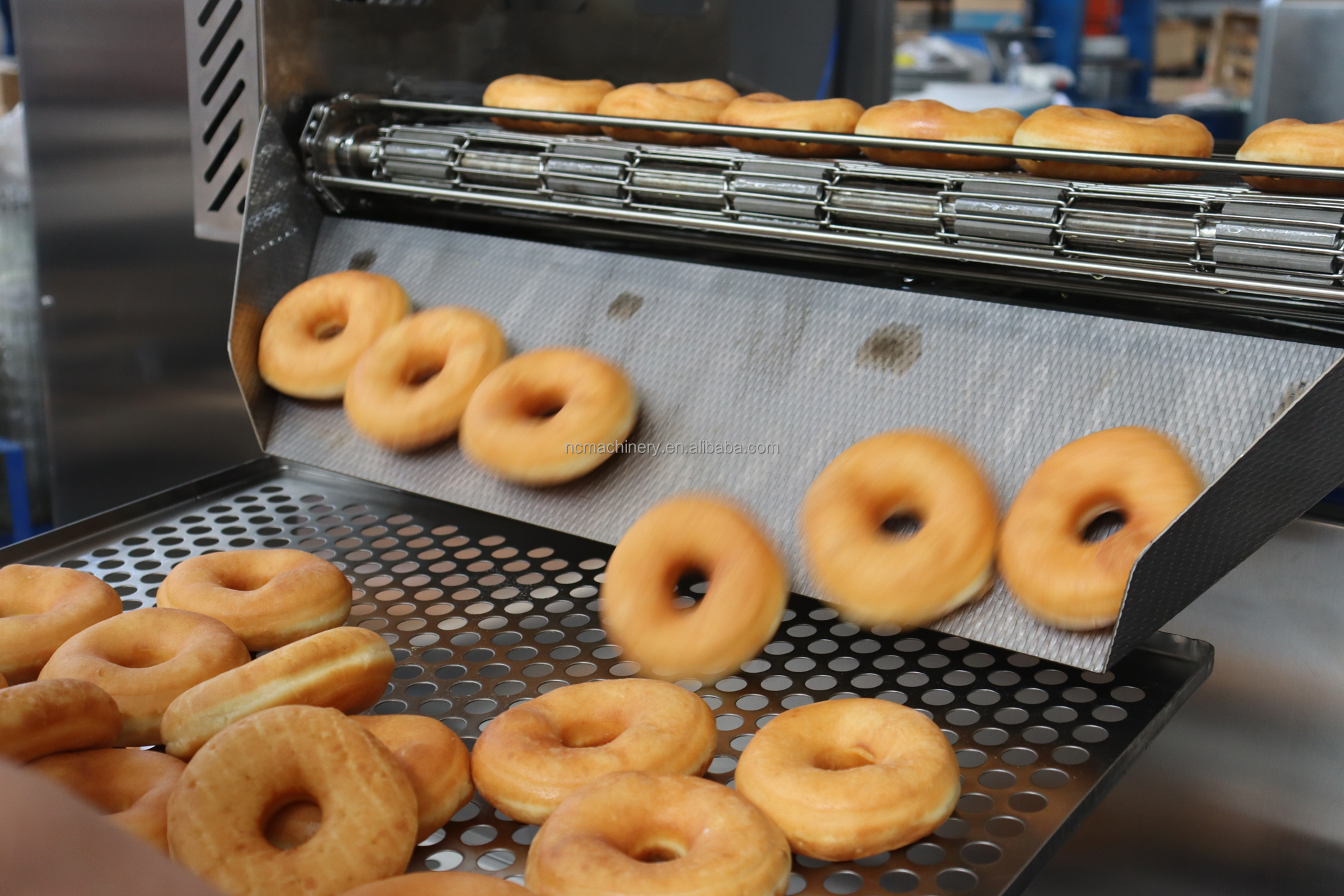 Full Automatic 3000 pcs/hr Donut Roll Production Line for Manufacturing Plant Market