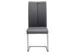 Stainless Steel 60KGS 44cm 56cm Armless Dining Chair