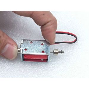 U0629 Open Frame and Small Magnets 24V DC Push Pull Solenoid Small Size Linear