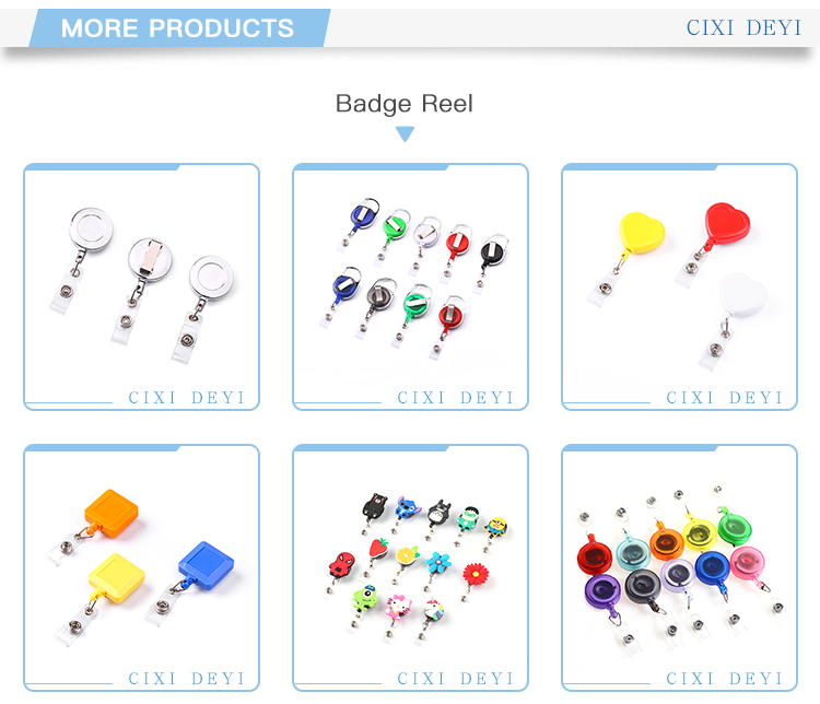 Deyi Metal Hook Retractable Reel Badge