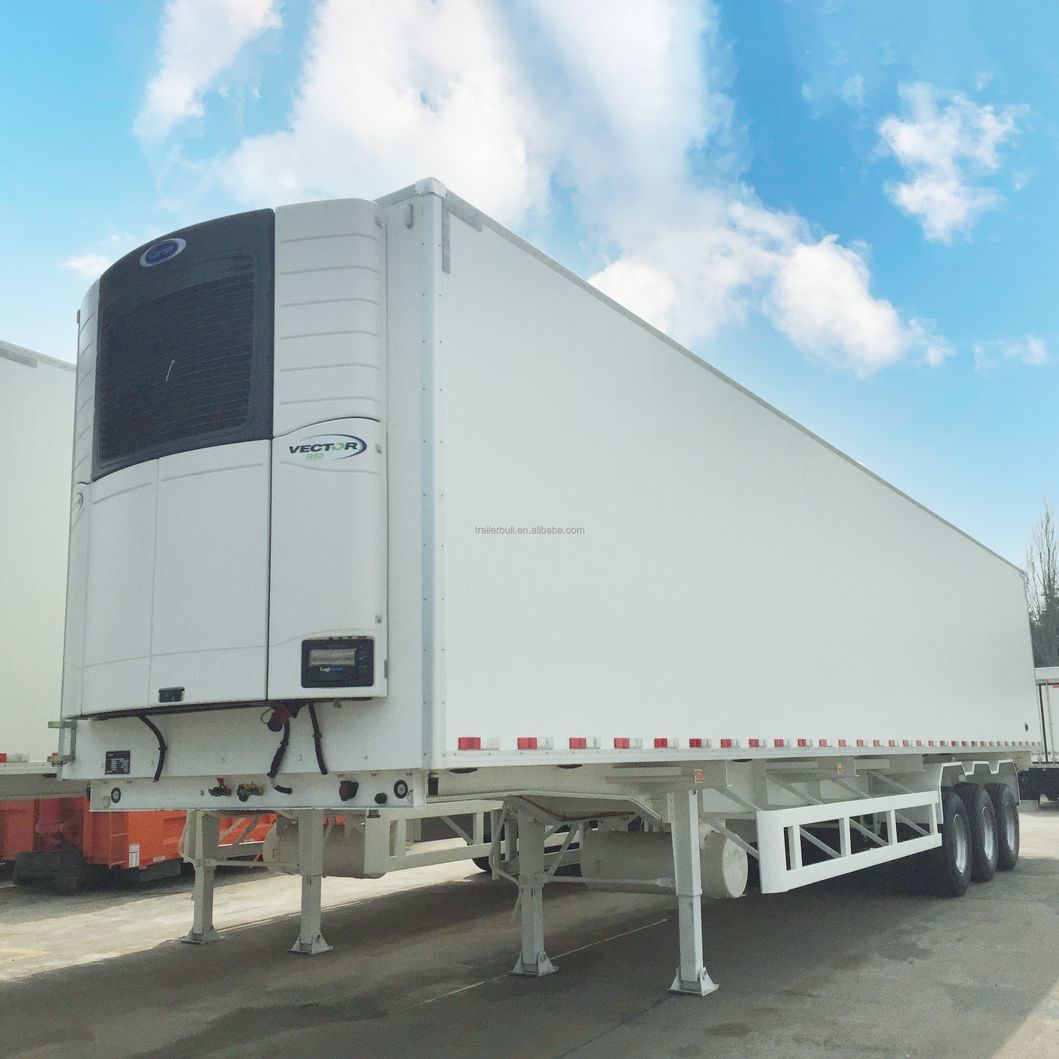 47FT 3 Axle Chill and Frozen Multi Temperature Refrigeration Truck Trailer with Thermoking Refrigeration Units for Fresh