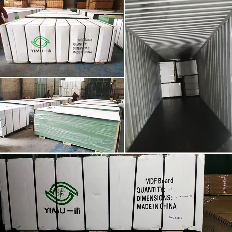 mdf board 2-25mm Plain MDF Board 18mm E1 E2 Grade Raw mdf board
