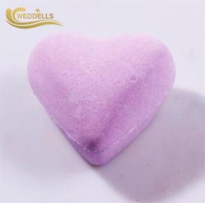 China Cute Heart Shaped Custom Bath Bombs Natural Ingredients SLS Free OEM/ODM Available wholesale