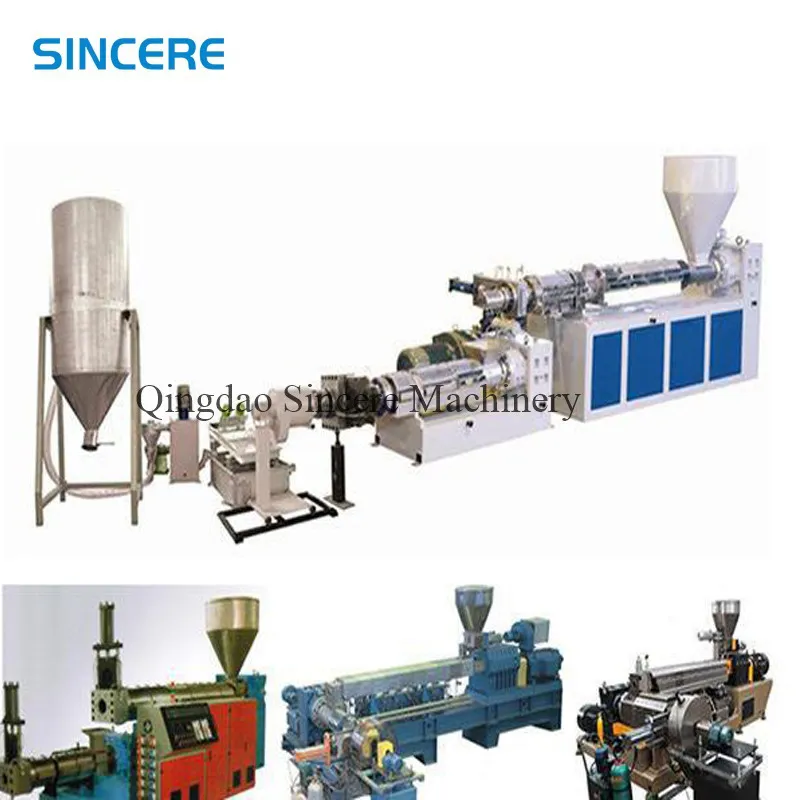 1000kg/H High Speed Plastic PP PE Film Bags Recycling Pelletizing Line Granulation Machine