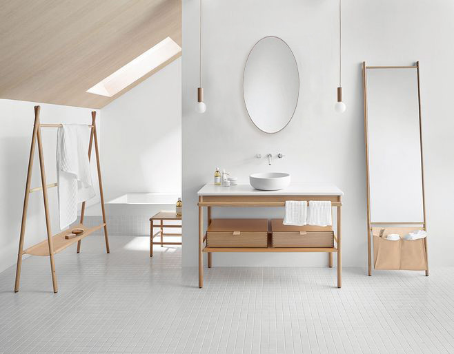 Durable Wall Mounted Makeup Mirrors Oval Frameless Bathroom Mirror