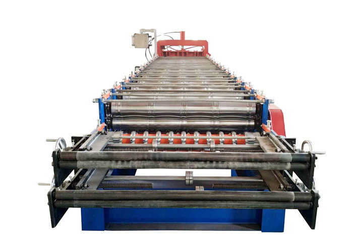 Glazed Tile Double Layer Roll Forming Machine Sprocket P-25.4 Roller Station 13-14 Rows