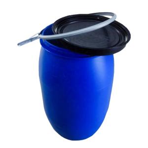 China Cylindrical 585*970mm Blue Chemical Blue Drum 200 Liters 9kg wholesale