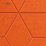 Aesthetics V-Grooved Polyester Acoustic Panel For Cinema Wall