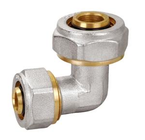 China Quick Connect Brass Fittings PF5004 Brass Pipe 90 Degree Elbow wholesale