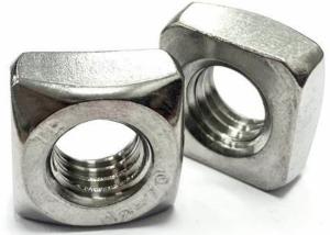 China M5 18-8 Stainless Steel SS304 SS316 Square Thin Nut Plain Polished DIN557 DIN562 wholesale