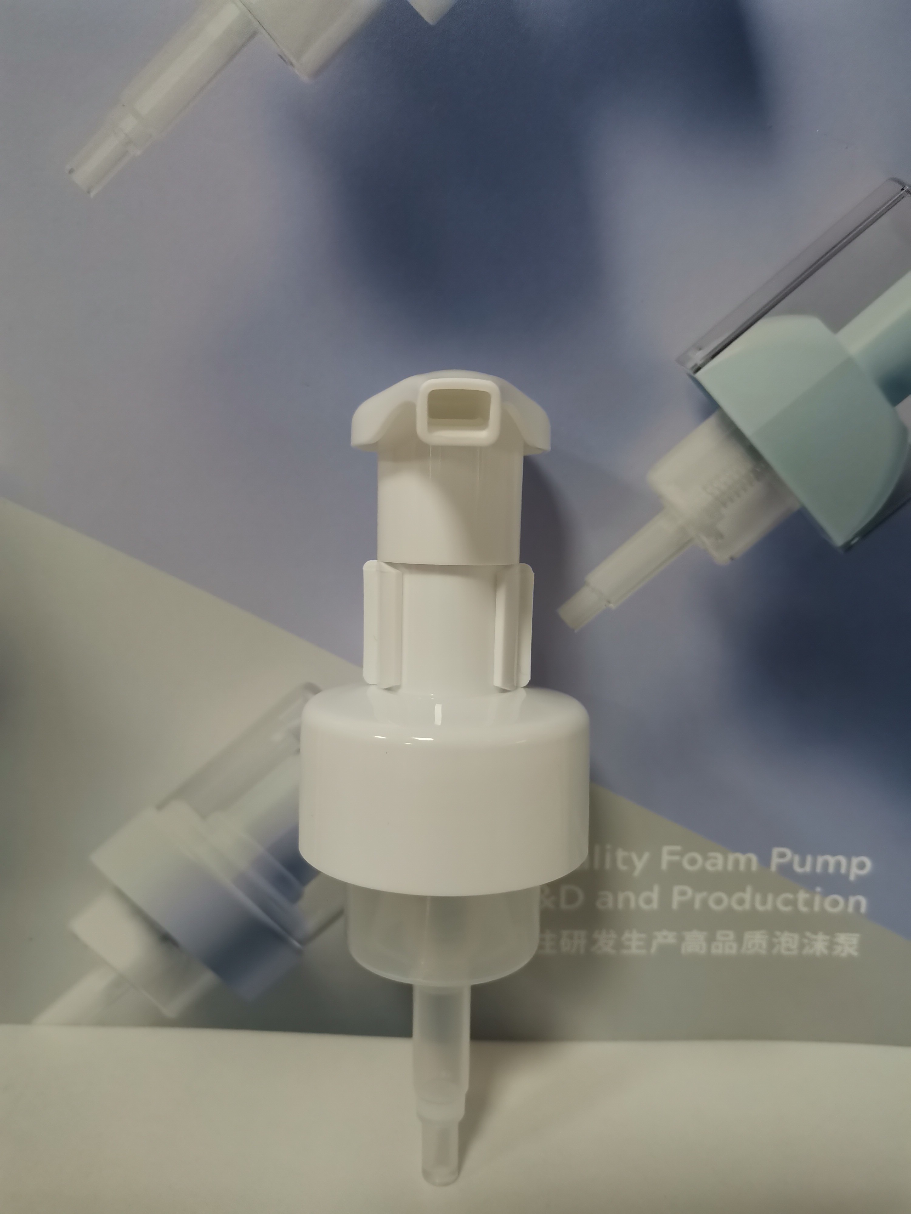 Eco Friendly Customized Cosmetic Lotion Pump With Unique External Spring Technology