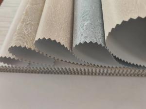 China 420gsm Sheer Roller Blind Fabric Manual Roller Jacquard Curtain Fabrics wholesale
