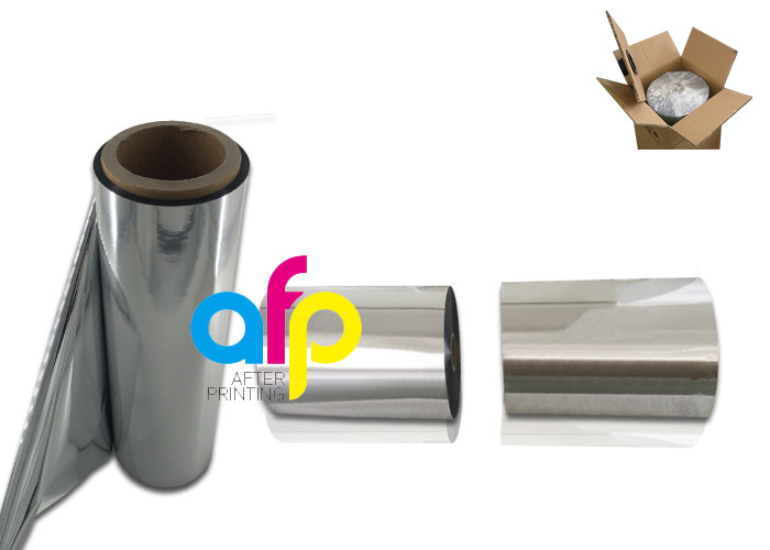Printable Golden / Silver Metallized Bopp Film , Metallized Plastic Film Roll