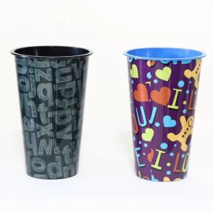China Printing Labels Disposable Coffee Cups , Disposable Plastic Yogurt Cups wholesale