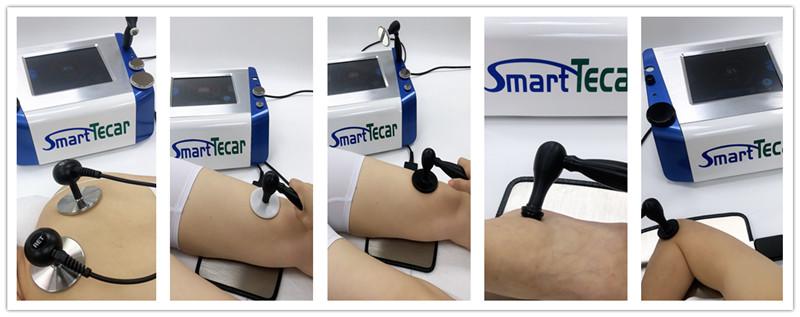 Two Colours Monopolar Rf 448khz Tecar Therapy Machine CET Resistive Energy Transfer