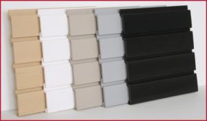 China Customized Garage Wall Panels / PVC Wood Composite Grain Wall Panels wholesale