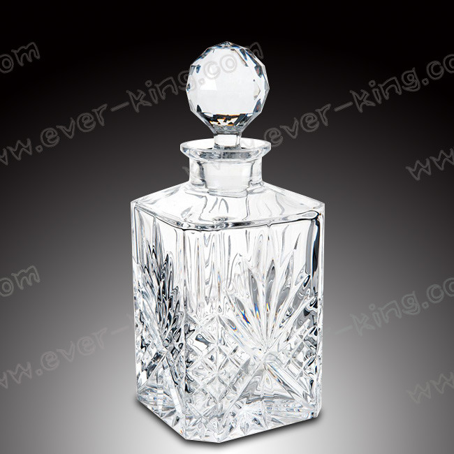 Square 750ml Rum Bottle For Luxury Liquors