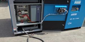 China Rotary PM VSD Screw Compressor Oil Injected 160KW wholesale