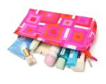 Custom Make Up toiletry promotional fashion elegant cosmetic makeup bag for lady