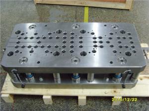 China One Row Progressive Punch Press Die , Sheet Metal Blanking Die For Brass Plate Forming wholesale