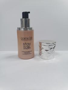 China 40ml Makeup Foundation Bottle Pump Bottle With Silver Pump Cosmetic Packaging OEM wholesale