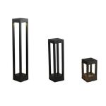 Square Shape Outdoor Grass Lights 600mm , Landscape Villa Garden Lawn Lights