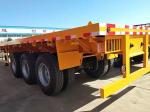 40 Foot Flat Bed Semi Trailer 2 Axle Semi Truck Flatbed Trailer
