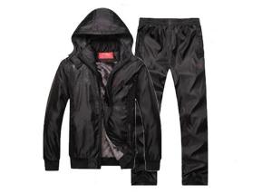 China Fashion Style Hooded Custom Youth Sports Apparel Plain Dyed Technics In Black Color wholesale