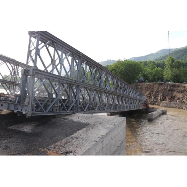 Hot Dip Galvanized Steel Bailey Bridge Surface Protection High Strength 321/HD200 Type