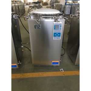 120L Microcomputer Control SUS Chamber Vertical Top Loading Autoclave