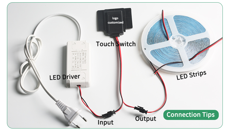 SL Silm 12V 12W/24W/36W/48W/60W LED Lighting Power Supply Driver for Touch Dimmer Switch and More