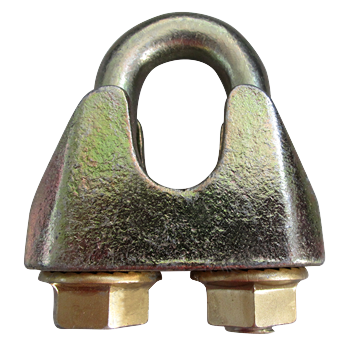 Stainless Steel DIN 1142 Malleable Wire Rope Clips For Customized Oil Gas Industry