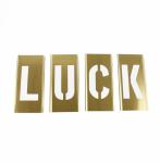 4inch Brass Interlocking Stencils Combination Set For Building School