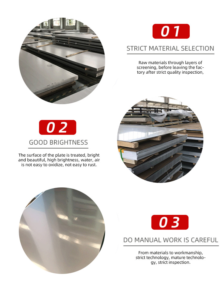 Duplex 2205 2507 Stainless Steel Sheets metal Stainless Steel Mirror Sheet