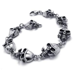 China High Quality Tagor Stainless Steel Jewelry Fashion Men's Casting Bracelet PXB046 wholesale