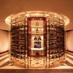 Coating Stainless Steel Bar Cabinet Waterproof Modern Wine Storage Cabinet