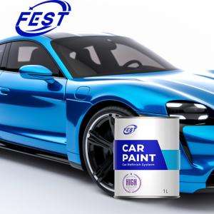 China Customized Electroplated Flash Blue High Brightness Car Paint wholesale