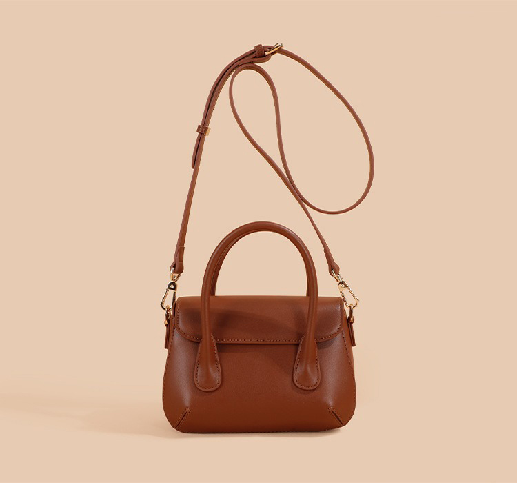 Lady Trendy Clip Crossbody Shoulder Handbag Leather Hand Bag for Women Luxury Design 2024