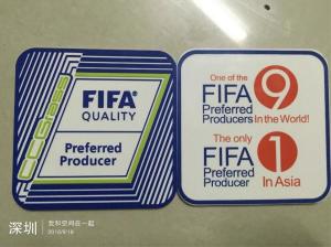 China 2016 FIFA Quality Soft PVC Cup Coaster Cheap Cost wholesale