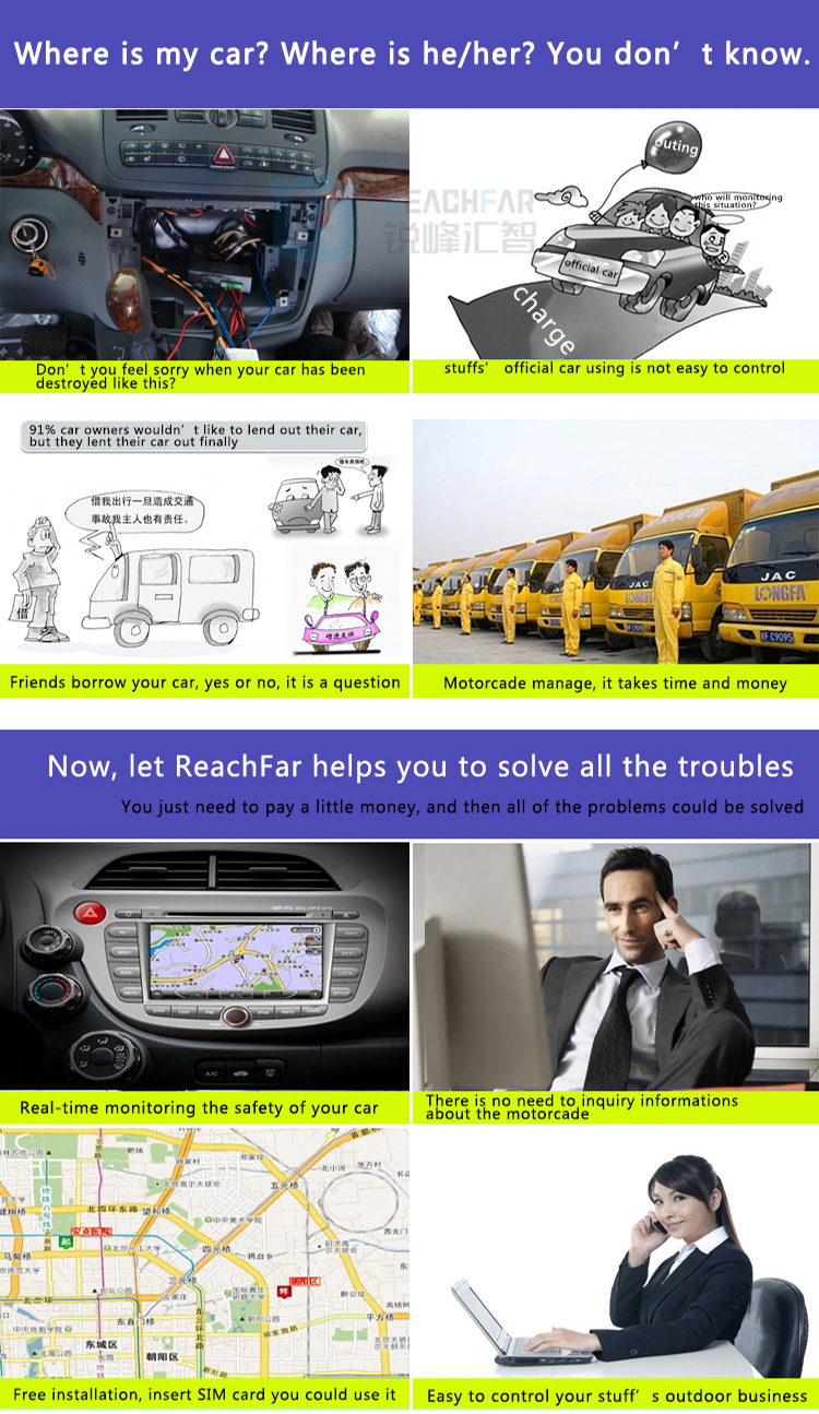 Long life battery car gps tracker car/vehicle gps tracker RF-V8